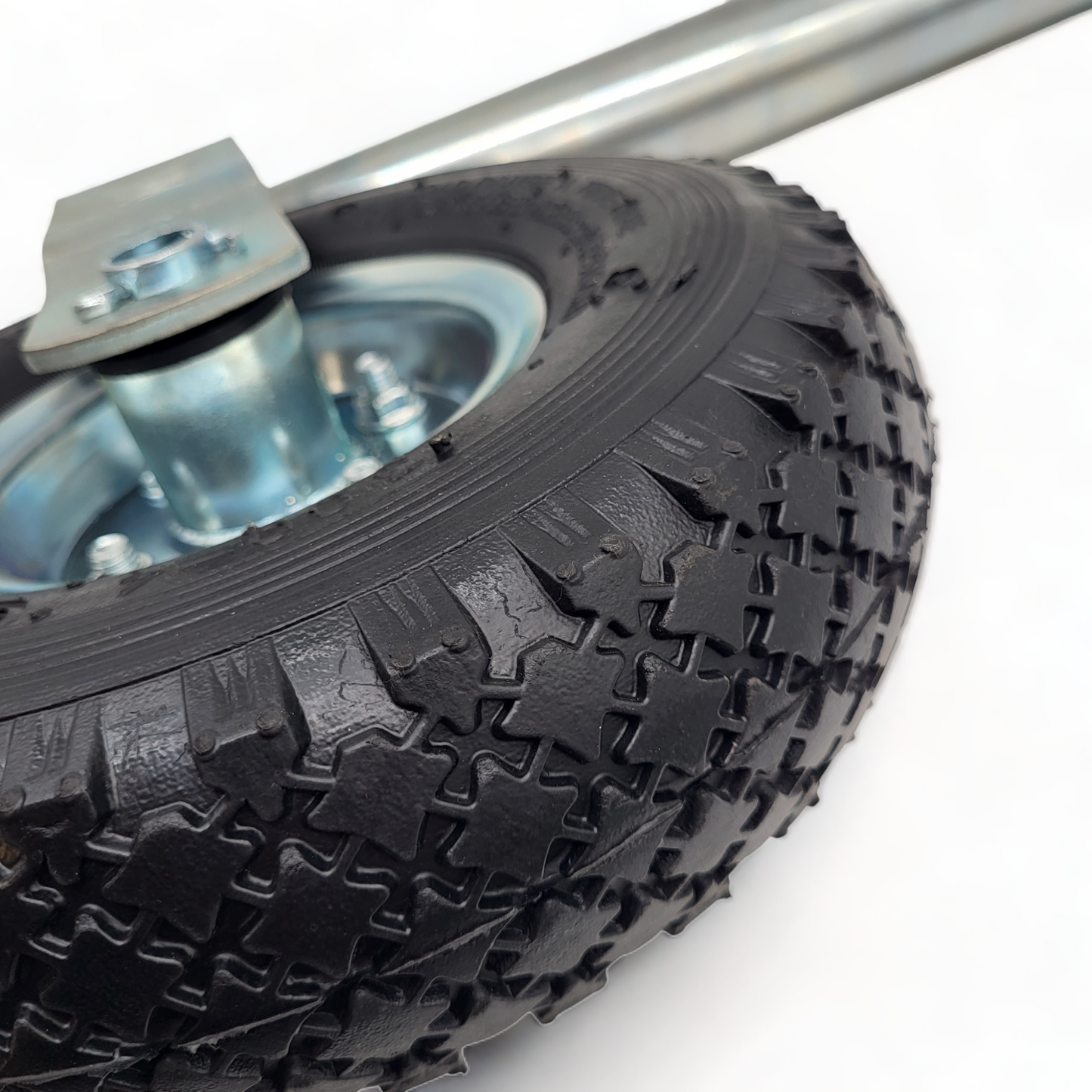 Stützrad mit Luftbereifung